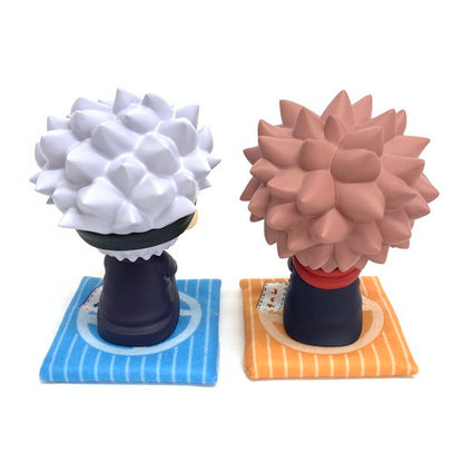 【中古品】 メガハウス るかっぷ 五条悟 虎杖悠仁 限定座布団付き 呪術廻戦 フィギュア 051-260607-mo-03-fur 万代Net店
