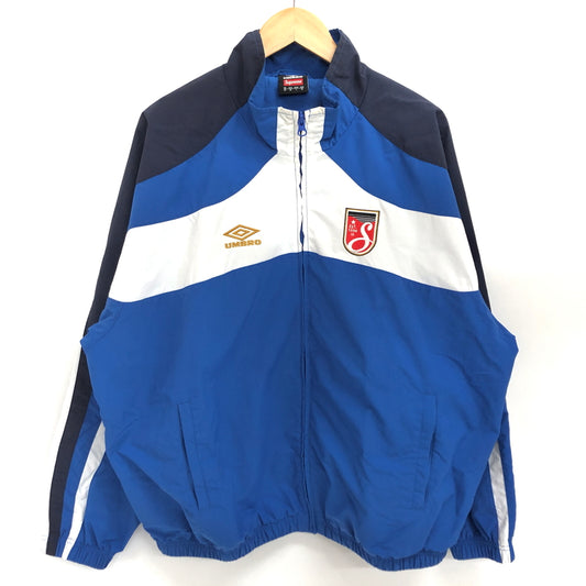 【中古品】【メンズ】 SUPREME × UMBRO シュプリーム アンブロ 23SS TRACK JACKET トラックジャケット アウター 149-260701-rs-03-fur サイズ：ASIA L カラー：ブルー/ベージュ/ホワイト 万代Net店