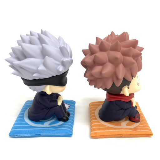 【中古品】 メガハウス るかっぷ 五条悟 虎杖悠仁 限定座布団付き 呪術廻戦 フィギュア 051-260607-mo-03-fur 万代Net店