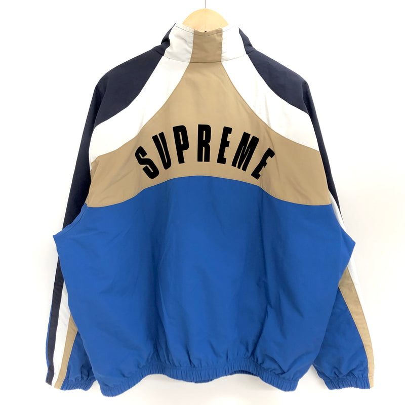 【中古品】【メンズ】 SUPREME × UMBRO シュプリーム アンブロ 23SS TRACK JACKET トラックジャケット アウター 149-260701-rs-03-fur サイズ：ASIA L カラー：ブルー/ベージュ/ホワイト 万代Net店