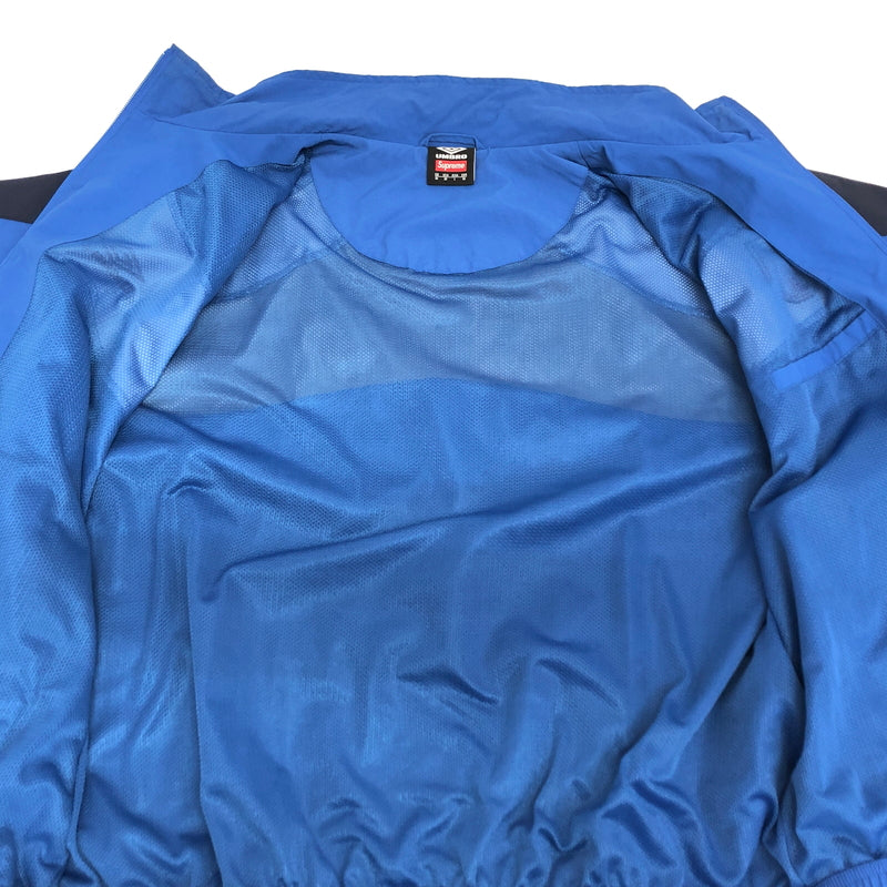 【中古品】【メンズ】 SUPREME × UMBRO シュプリーム アンブロ 23SS TRACK JACKET トラックジャケット アウター 149-260701-rs-03-fur サイズ：ASIA L カラー：ブルー/ベージュ/ホワイト 万代Net店