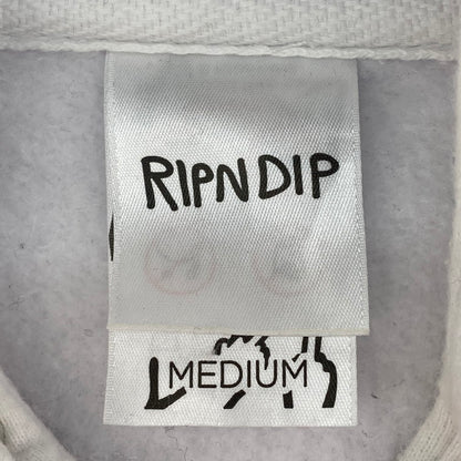 【中古品】【メンズ】 INDEPENDENT インディペンデント RIPNDIP × INDEPENDENT IND4000C PULLOVER HOODIE プルオーバー パーカー 142-251230-WA-01-iwa サイズ：M カラー：ホワイト 万代Net店