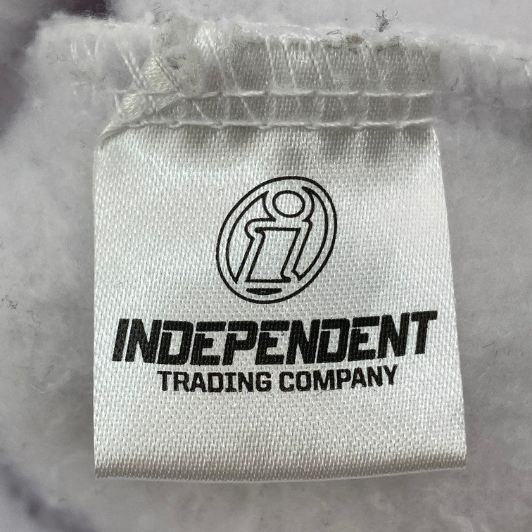 【中古品】【メンズ】 INDEPENDENT インディペンデント RIPNDIP × INDEPENDENT IND4000C PULLOVER HOODIE プルオーバー パーカー 142-251230-WA-01-iwa サイズ：M カラー：ホワイト 万代Net店