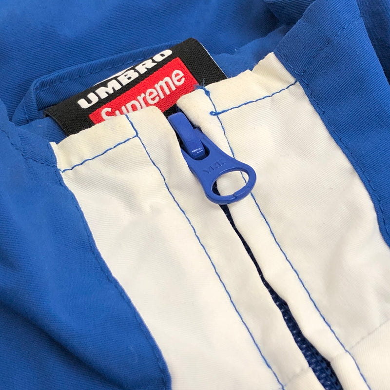 【中古品】【メンズ】 SUPREME × UMBRO シュプリーム アンブロ 23SS TRACK JACKET トラックジャケット アウター 149-260701-rs-03-fur サイズ：ASIA L カラー：ブルー/ベージュ/ホワイト 万代Net店
