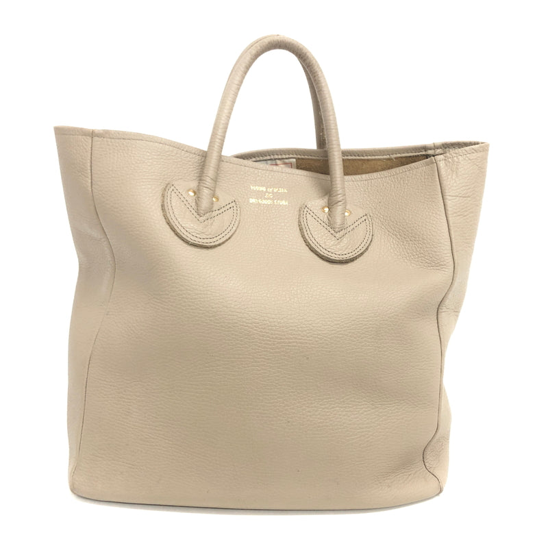 【現状渡し品】【レディース】 YOUNG&OLSEN THE DRYGOODS STORE ヤングアンドオルセン EMBOSSED LEATHER TOTE M エンボス レザートート バッグ 鞄 188-260701-rs-08-fur カラー：ベージュ系 万代Net店