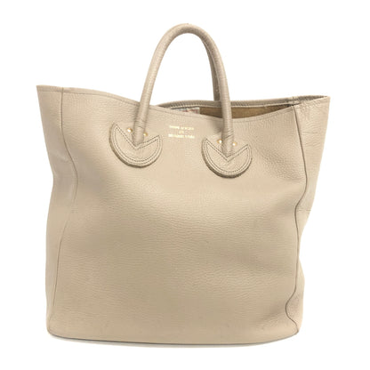 【現状渡し品】【レディース】 YOUNG&OLSEN THE DRYGOODS STORE ヤングアンドオルセン EMBOSSED LEATHER TOTE M エンボス レザートート バッグ 鞄 188-260701-rs-08-fur カラー：ベージュ系 万代Net店