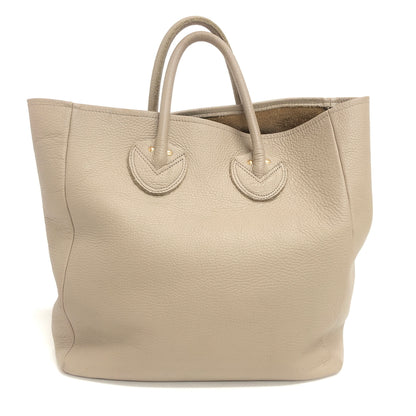 【現状渡し品】【レディース】 YOUNG&OLSEN THE DRYGOODS STORE ヤングアンドオルセン EMBOSSED LEATHER TOTE M エンボス レザートート バッグ 鞄 188-260701-rs-08-fur カラー：ベージュ系 万代Net店