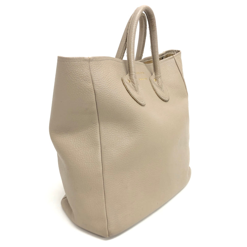 【現状渡し品】【レディース】 YOUNG&OLSEN THE DRYGOODS STORE ヤングアンドオルセン EMBOSSED LEATHER TOTE M エンボス レザートート バッグ 鞄 188-260701-rs-08-fur カラー：ベージュ系 万代Net店