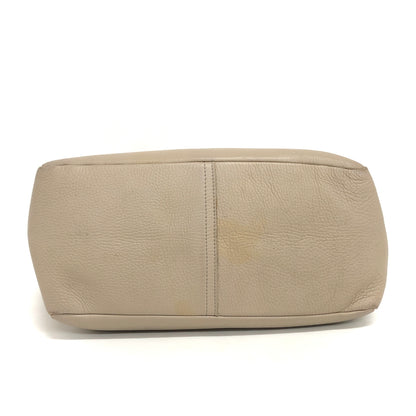 【現状渡し品】【レディース】 YOUNG&OLSEN THE DRYGOODS STORE ヤングアンドオルセン EMBOSSED LEATHER TOTE M エンボス レザートート バッグ 鞄 188-260701-rs-08-fur カラー：ベージュ系 万代Net店