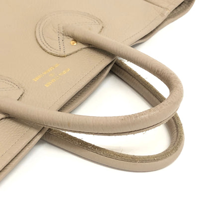 【現状渡し品】【レディース】 YOUNG&OLSEN THE DRYGOODS STORE ヤングアンドオルセン EMBOSSED LEATHER TOTE M エンボス レザートート バッグ 鞄 188-260701-rs-08-fur カラー：ベージュ系 万代Net店