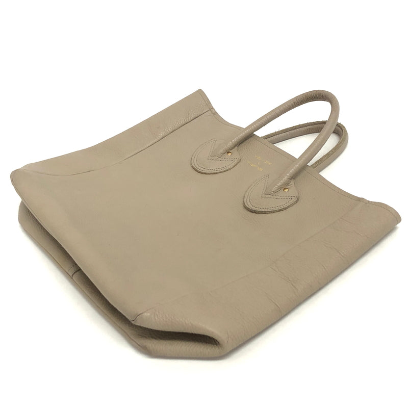 【現状渡し品】【レディース】 YOUNG&OLSEN THE DRYGOODS STORE ヤングアンドオルセン EMBOSSED LEATHER TOTE M エンボス レザートート バッグ 鞄 188-260701-rs-08-fur カラー：ベージュ系 万代Net店