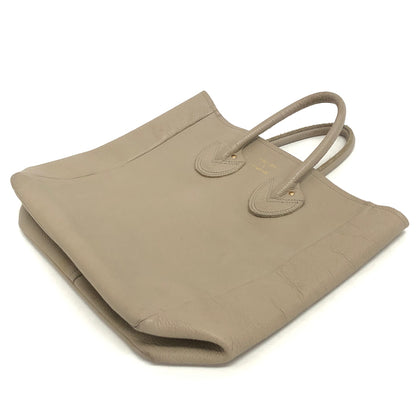 【現状渡し品】【レディース】 YOUNG&OLSEN THE DRYGOODS STORE ヤングアンドオルセン EMBOSSED LEATHER TOTE M エンボス レザートート バッグ 鞄 188-260701-rs-08-fur カラー：ベージュ系 万代Net店