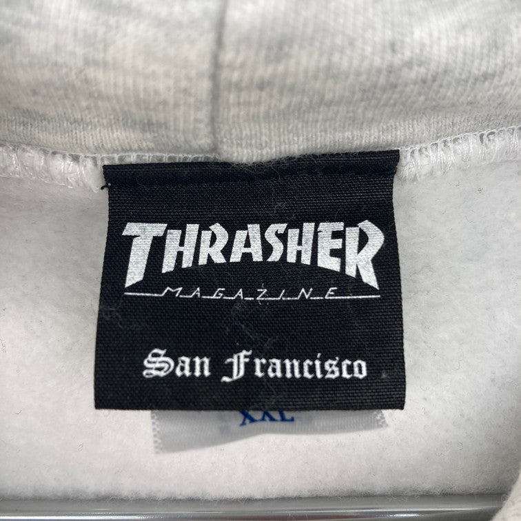 【中古品】【メンズ】 THRASHER スラッシャー パーカー 142-251230-WA-02-iwa サイズ：XXL カラー：グレー系 万代Net店