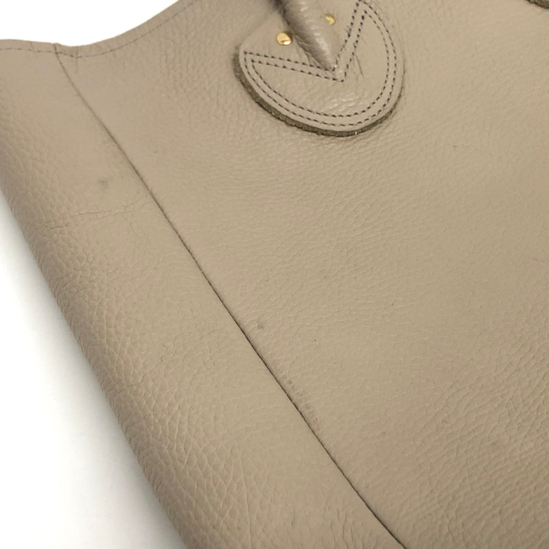 【現状渡し品】【レディース】 YOUNG&OLSEN THE DRYGOODS STORE ヤングアンドオルセン EMBOSSED LEATHER TOTE M エンボス レザートート バッグ 鞄 188-260701-rs-08-fur カラー：ベージュ系 万代Net店