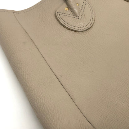 【現状渡し品】【レディース】 YOUNG&OLSEN THE DRYGOODS STORE ヤングアンドオルセン EMBOSSED LEATHER TOTE M エンボス レザートート バッグ 鞄 188-260701-rs-08-fur カラー：ベージュ系 万代Net店