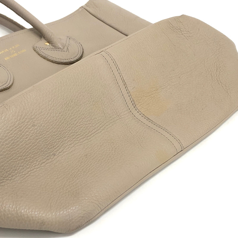 【現状渡し品】【レディース】 YOUNG&OLSEN THE DRYGOODS STORE ヤングアンドオルセン EMBOSSED LEATHER TOTE M エンボス レザートート バッグ 鞄 188-260701-rs-08-fur カラー：ベージュ系 万代Net店