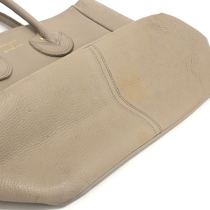 【現状渡し品】【レディース】 YOUNG&OLSEN THE DRYGOODS STORE ヤングアンドオルセン EMBOSSED LEATHER TOTE M エンボス レザートート バッグ 鞄 188-260701-rs-08-fur カラー：ベージュ系 万代Net店