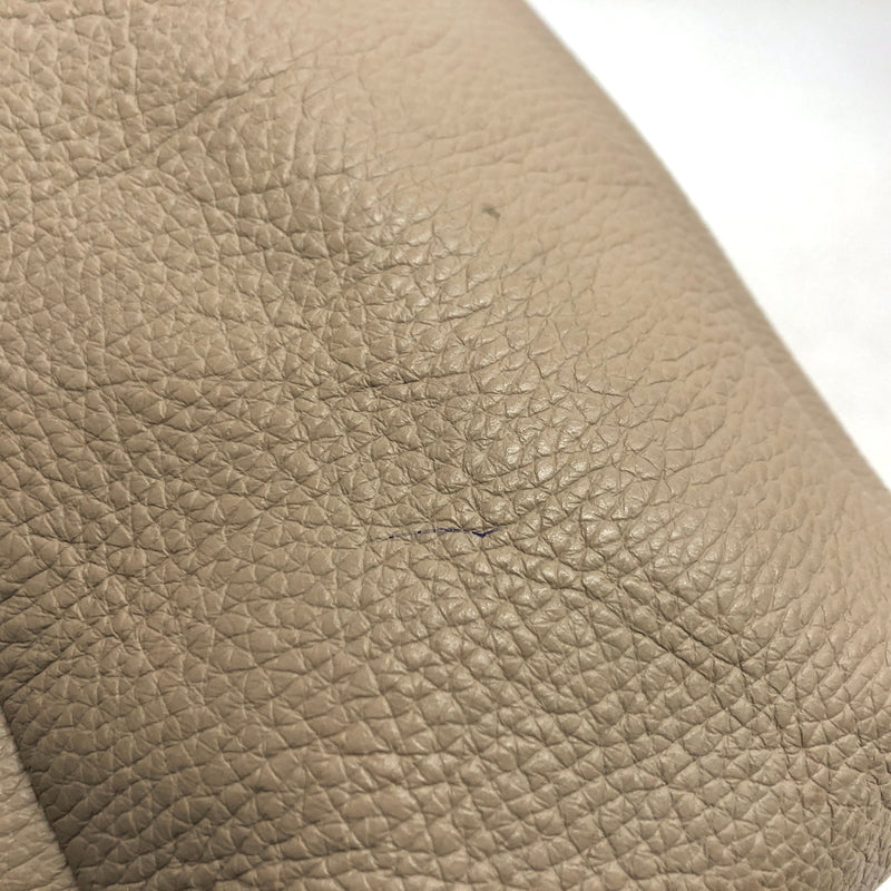 【現状渡し品】【レディース】 YOUNG&OLSEN THE DRYGOODS STORE ヤングアンドオルセン EMBOSSED LEATHER TOTE M エンボス レザートート バッグ 鞄 188-260701-rs-08-fur カラー：ベージュ系 万代Net店
