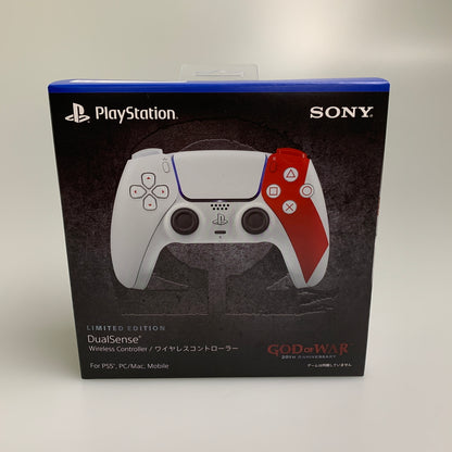 【未使用品】 SONY ソニー PS5 DualSense ワイヤレスコントローラー ゴッド・オブ・ウォー 20th Anniversary リミテッドエディション 024-260523-AS-5-min 万代Net店