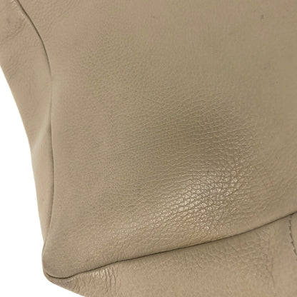 【現状渡し品】【レディース】 YOUNG&OLSEN THE DRYGOODS STORE ヤングアンドオルセン EMBOSSED LEATHER TOTE M エンボス レザートート バッグ 鞄 188-260701-rs-08-fur カラー：ベージュ系 万代Net店