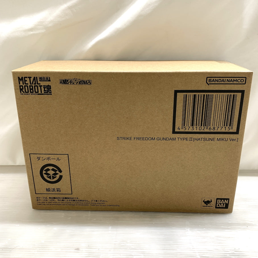 【未使用品】 METAL ROBOT魂 ストライクフリーダムガンダム弐式［初音ミク Ver.］ 056-260603-MS-02-min 万代Net店