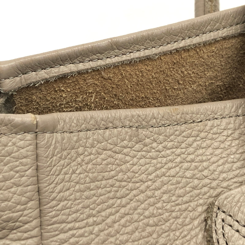 【現状渡し品】【レディース】 YOUNG&OLSEN THE DRYGOODS STORE ヤングアンドオルセン EMBOSSED LEATHER TOTE M エンボス レザートート バッグ 鞄 188-260701-rs-08-fur カラー：ベージュ系 万代Net店