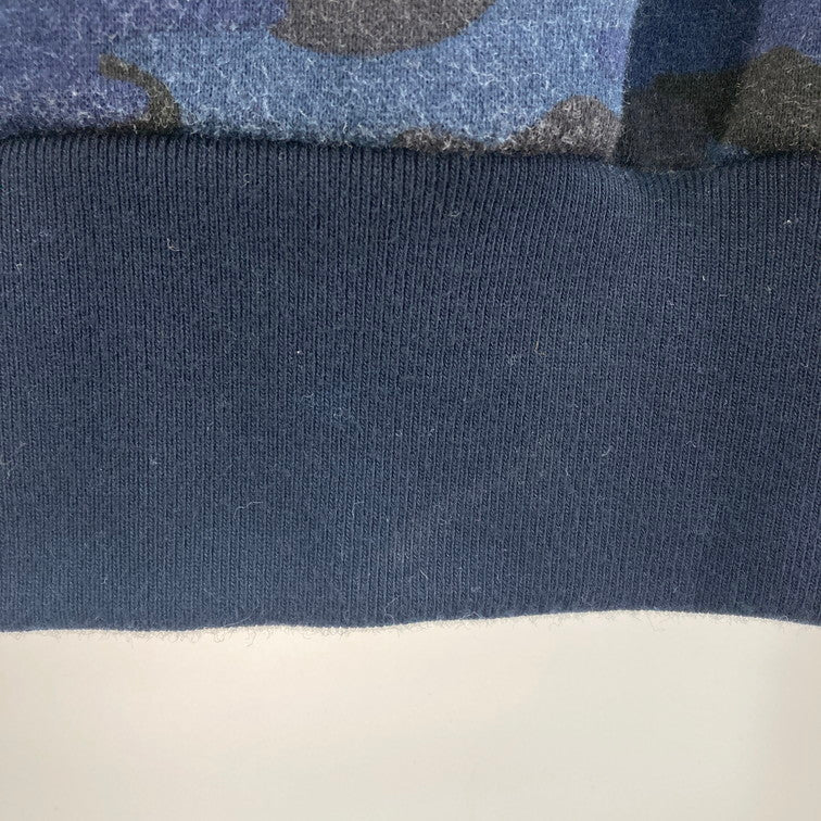 【現状渡し品】【メンズ】 STUDIO SEVEN L/S PK パーカー カモフラ 142-251230-WA-03-iwa サイズ：M カラー：ネイビー系 万代Net店