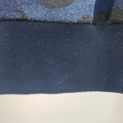 【現状渡し品】【メンズ】 STUDIO SEVEN L/S PK パーカー カモフラ 142-251230-WA-03-iwa サイズ：M カラー：ネイビー系 万代Net店