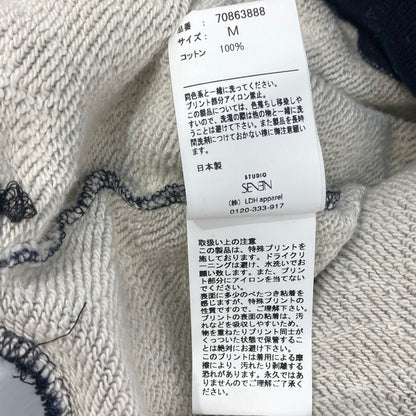 【現状渡し品】【メンズ】 STUDIO SEVEN L/S PK パーカー カモフラ 142-251230-WA-03-iwa サイズ：M カラー：ネイビー系 万代Net店