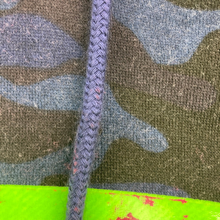 【現状渡し品】【メンズ】 STUDIO SEVEN L/S PK パーカー カモフラ 142-251230-WA-03-iwa サイズ：M カラー：ネイビー系 万代Net店