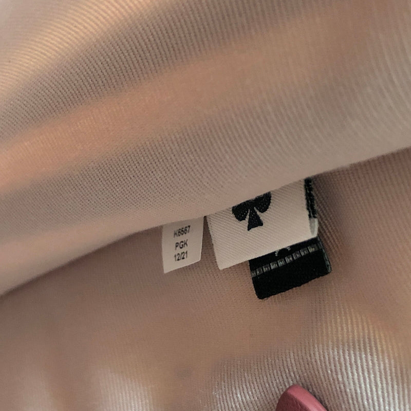 【中古品】【レディース】 KATE SPADE ケイトスペード STRIPE TOTE BAG ストライプ トートバッグ 鞄 バッグ 188-260701-rs-07-fur カラー：レッド/ベージュ 万代Net店