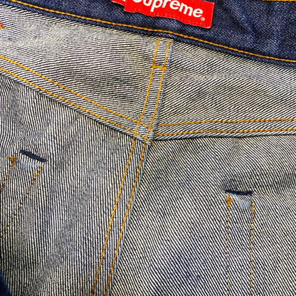 【中古品】【メンズ】 SUPREME シュプリーム SLIM RIGID DENIM PANTS スリム リジット デニム パンツ ボトムス 149-260917-kh-07-izu サイズ：34 カラー：インディゴ 万代Net店