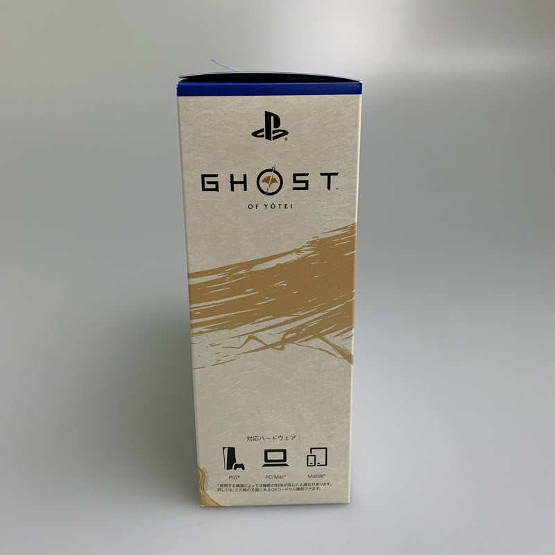 【未使用品】 SONY ソニー DualSense ワイヤレスコントローラー Ghost of Yotei ゴールド リミテッドエディション 024-260523-AS-8-min 万代Net店