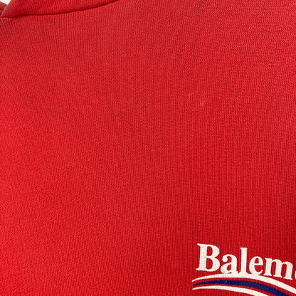 【現状渡し品】【メンズ】 Balements L/S PK パーカー 142-251230-WA-04-iwa サイズ：M カラー：レッド 万代Net店