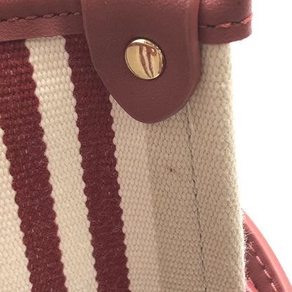 【中古品】【レディース】 KATE SPADE ケイトスペード STRIPE TOTE BAG ストライプ トートバッグ 鞄 バッグ 188-260701-rs-07-fur カラー：レッド/ベージュ 万代Net店