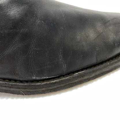 【現状渡し品】【メンズ】 N.HOOLYWOOD エヌハリウッド 460 SIDE ZIP LEATHER BOOTS サイド ジップ レザー ブーツ シューズ 靴 164-260819-cs-07-izu サイズ：M カラー：ブラック 万代Net店