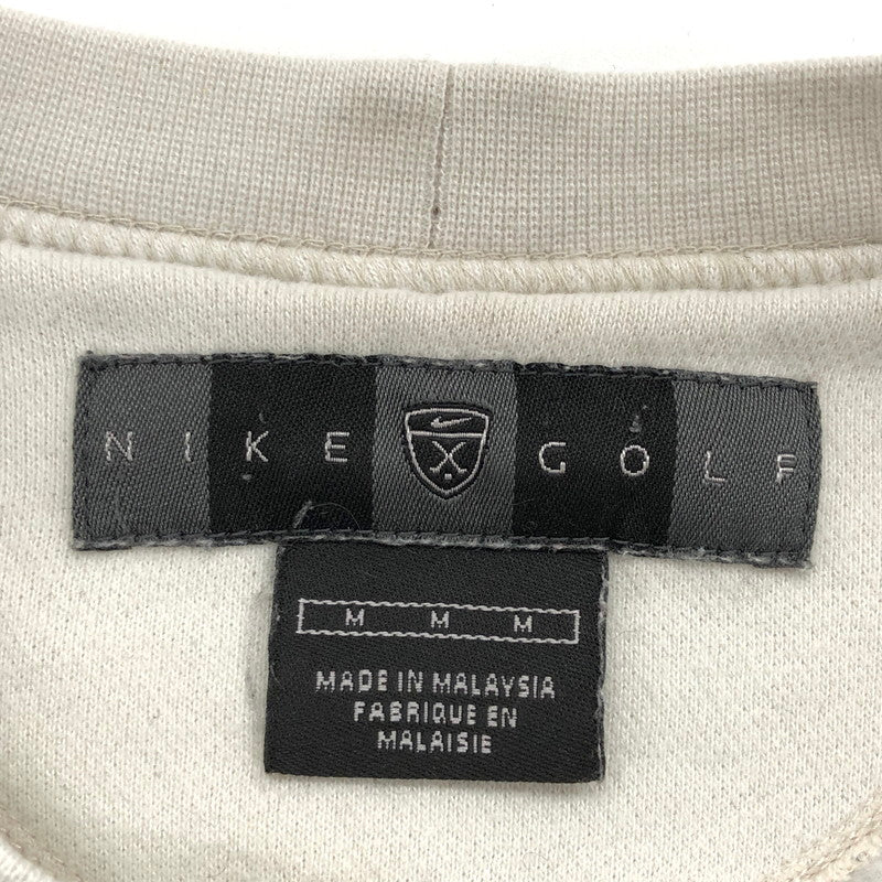 【現状渡し品】【メンズ】 NIKE ナイキ NIKE GOLF SWEAT S2TWA スウェット トレーナー 裏起毛 長袖 トップス スポーツ系 ヴィンテージ系 146-250416-rs-04-fur サイズ：M カラー：オフホワイト系 万代Net店
