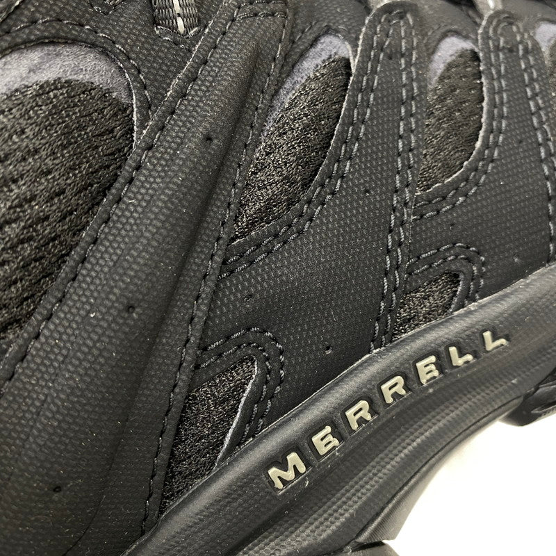 【中古美品】【メンズ】 MERRELL メレル J500249 MOAB 3 SYNTHETIC MID GORE-TEX モアブ シンセティック ミッド ゴアテックス スニーカー シューズ 靴 162-260819-cs-08-izu サイズ：27.0cm カラー：ブラック 万代Net店