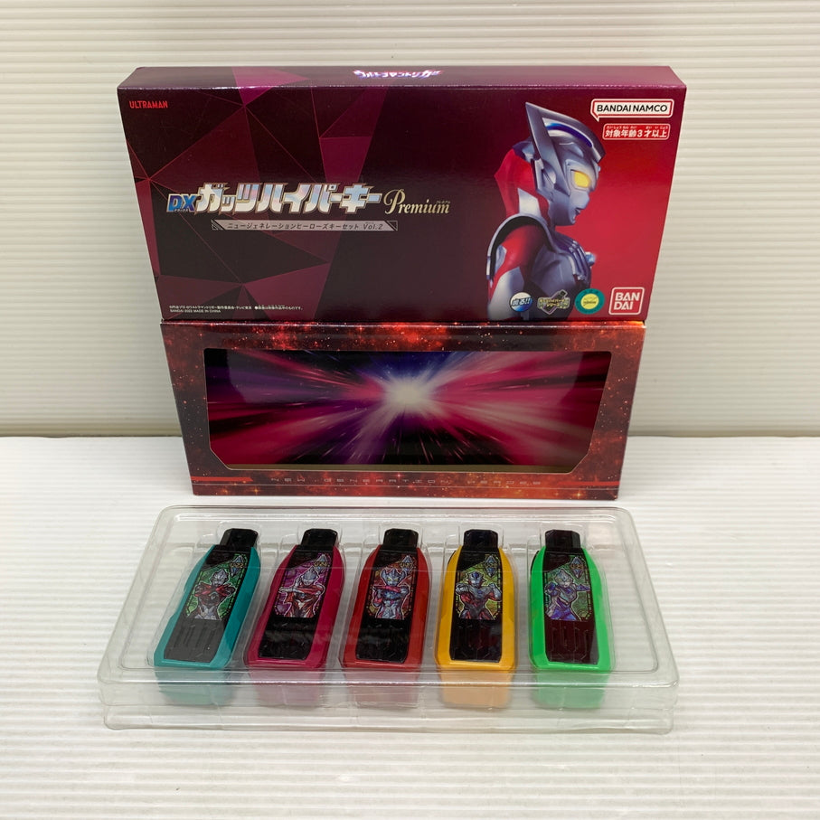 【中古品】 バンダイ DXガッツハイパーキーPremium ニュージェネレーションヒーローズキーセット Vol.2 044-260715-YT-03-min 万代Net店