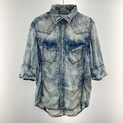 【中古品】【メンズ】 Buffalo Bobs バッファローボブズ SHIRT 147-260417-WA-01-iwa サイズ：2 カラー：BLUE 万代Net店