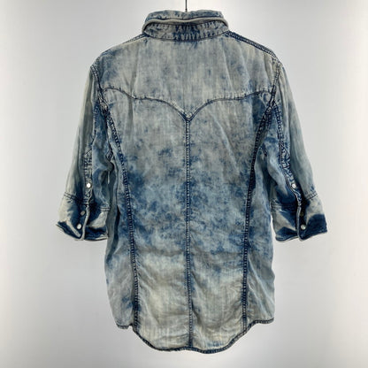 【中古品】【メンズ】 Buffalo Bobs バッファローボブズ SHIRT 147-260417-WA-01-iwa サイズ：2 カラー：BLUE 万代Net店