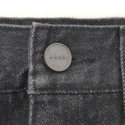 【中古美品】【レディース】 AMIRI アメリ PEARL DENIM PANTS 01320580930 パール デニムパンツ ボトムス 168-260706-rs-01-fur サイズ：24 カラー：ブラックインディゴ 万代Net店