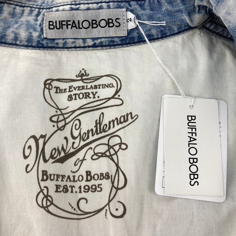 【中古品】【メンズ】 Buffalo Bobs バッファローボブズ SHIRT 147-260417-WA-01-iwa サイズ：2 カラー：BLUE 万代Net店