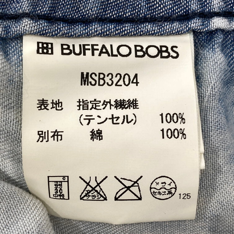 【中古品】【メンズ】 Buffalo Bobs バッファローボブズ SHIRT 147-260417-WA-01-iwa サイズ：2 カラー：BLUE 万代Net店