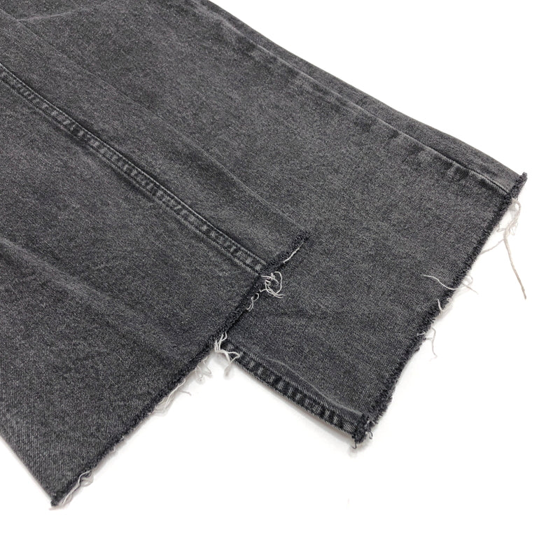 【中古品】【レディース】 MAISON SPECIALメゾンスペシャル LAYERED WRAP DENIM PANTS 21231465102 レイヤード ラップ デニムパンツ 切りっぱなし ボトムス 168-260701-rs-10-fur サイズ：36 カラー：ブラックデニム 万代Net店