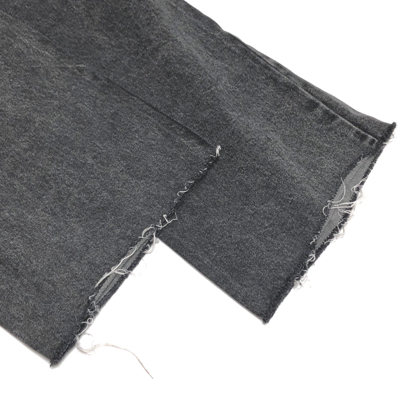 【中古品】【レディース】 MAISON SPECIALメゾンスペシャル LAYERED WRAP DENIM PANTS 21231465102 レイヤード ラップ デニムパンツ 切りっぱなし ボトムス 168-260701-rs-10-fur サイズ：36 カラー：ブラックデニム 万代Net店