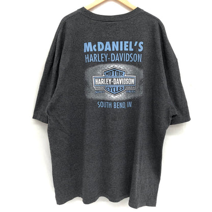 【中古品】【メンズ】 HARLEY DAVIDSON ハーレーダビッドソン S/S TEE 半袖 Tシャツ オーバーサイズ トップス アメカジ系 145-250728-rs-01-fur サイズ：不明 カラー：ダークグレー系 万代Net店