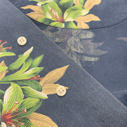 【中古品】【メンズ】 POLO BY RALPH LAUREN ポロバイラルフローレン CLAYTON OPEN COLLAR SS SHIRT オープン カラー ショートスリーブ シャツ トップス 146-260917-kh-17-izu サイズ：M カラー：ネイビー系 万代Net店