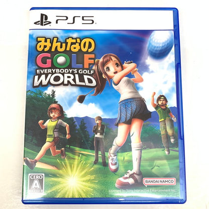 【中古品】 みんなのGOLF WORLD -PS5 026-260608-mo-07-fur 万代Net店