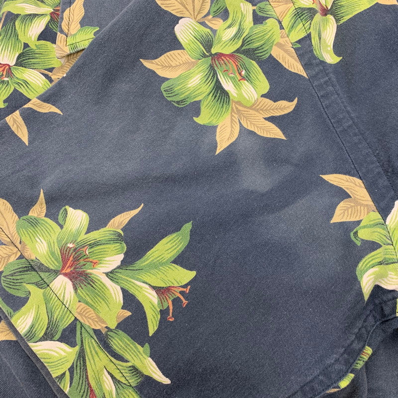 【中古品】【メンズ】 POLO BY RALPH LAUREN ポロバイラルフローレン CLAYTON OPEN COLLAR SS SHIRT オープン カラー ショートスリーブ シャツ トップス 146-260917-kh-17-izu サイズ：M カラー：ネイビー系 万代Net店
